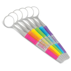 #5 Crystal HD® Mouth Mirror Soft Grip Vibrant Pack of 4, 6,12